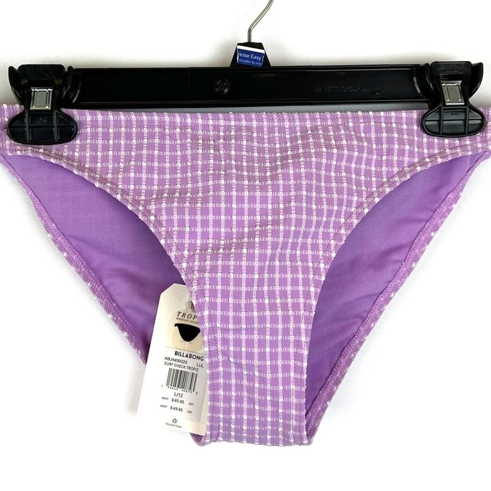 Billabong Women’s Purple Hipster Bikini Bottom Size L